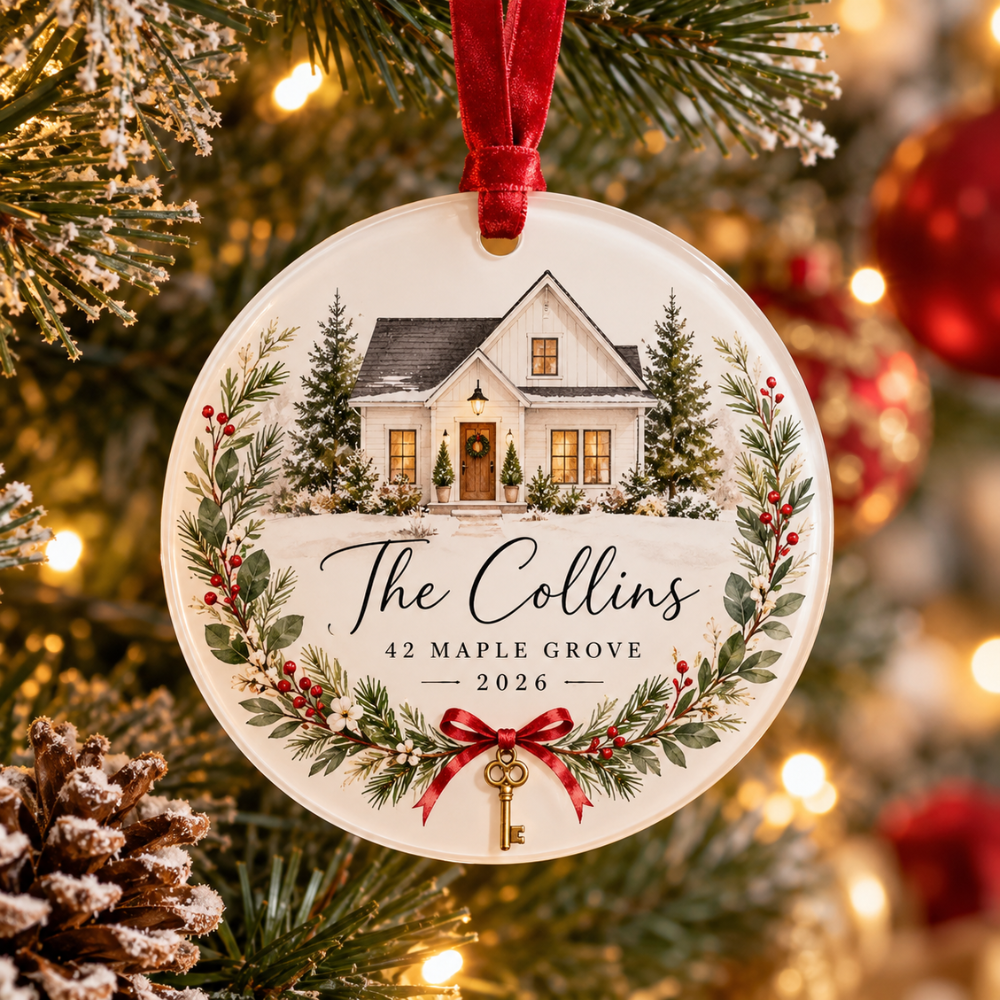 New Home Personalized Christmas Ornament — Photo 4