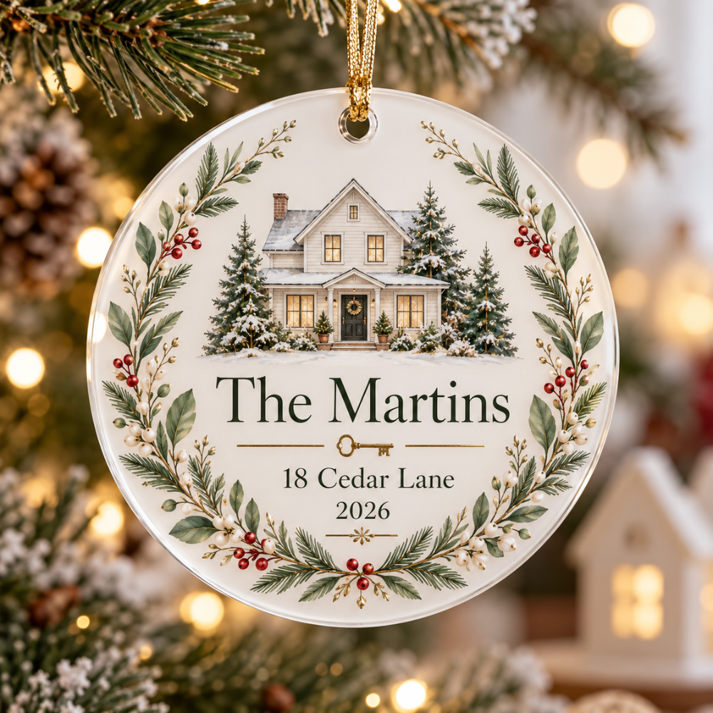 New Home Personalized Christmas Ornament — Photo 1
