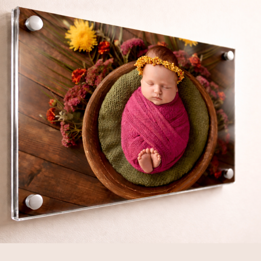 Personalized Baby Acrylic Keepsake Frame — Photo 3