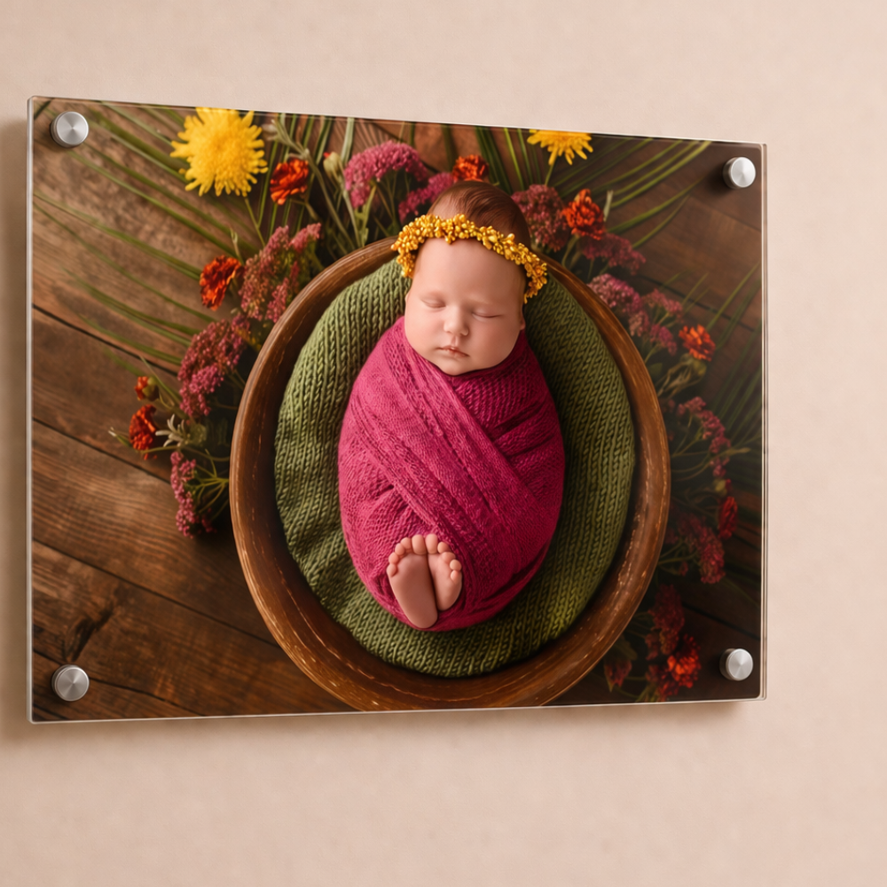 Personalized Baby Acrylic Keepsake Frame — Photo 4