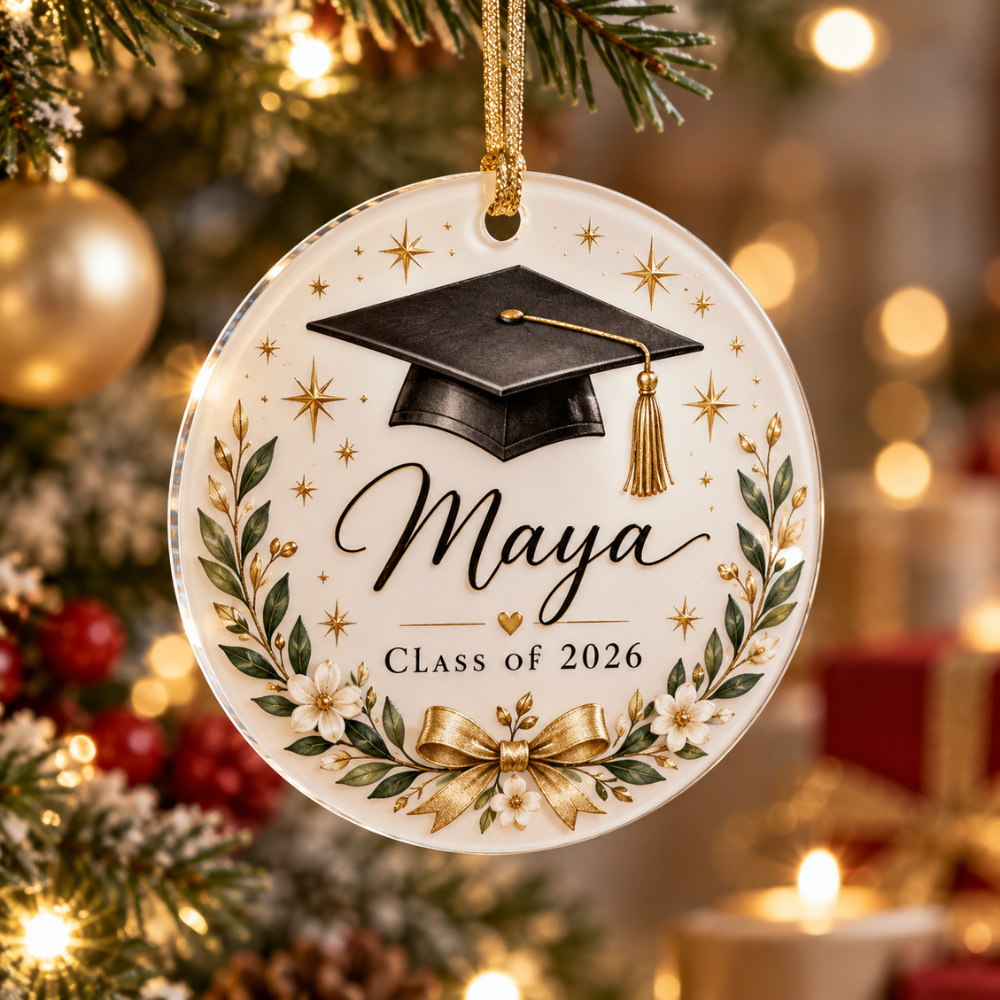 Personalized Graduation Keepsake Ornament — Photo 1