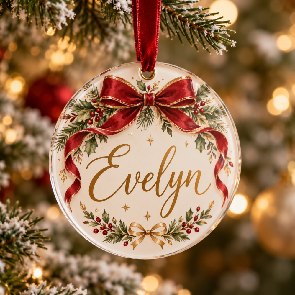 Personalized Wood Name Christmas Ornament — Photo 5