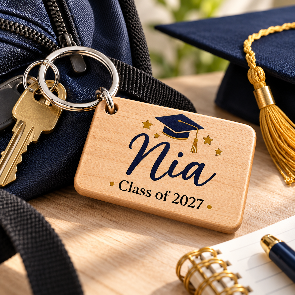 Personalized Graduation Keychain — Photo 3