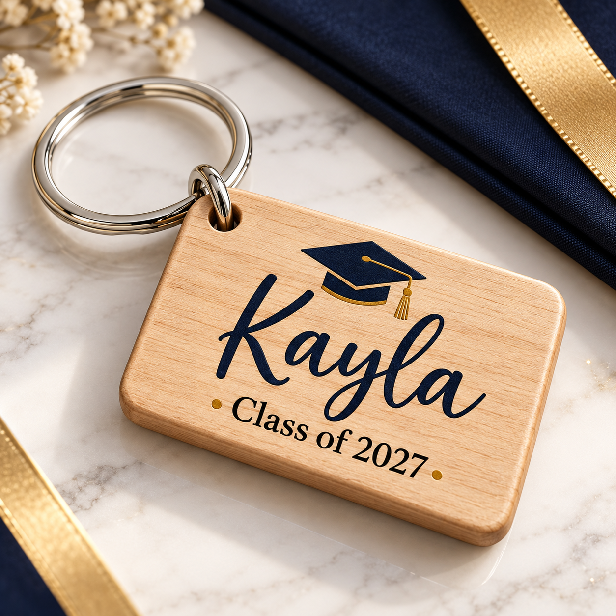 Personalized Graduation Keychain — Photo 5