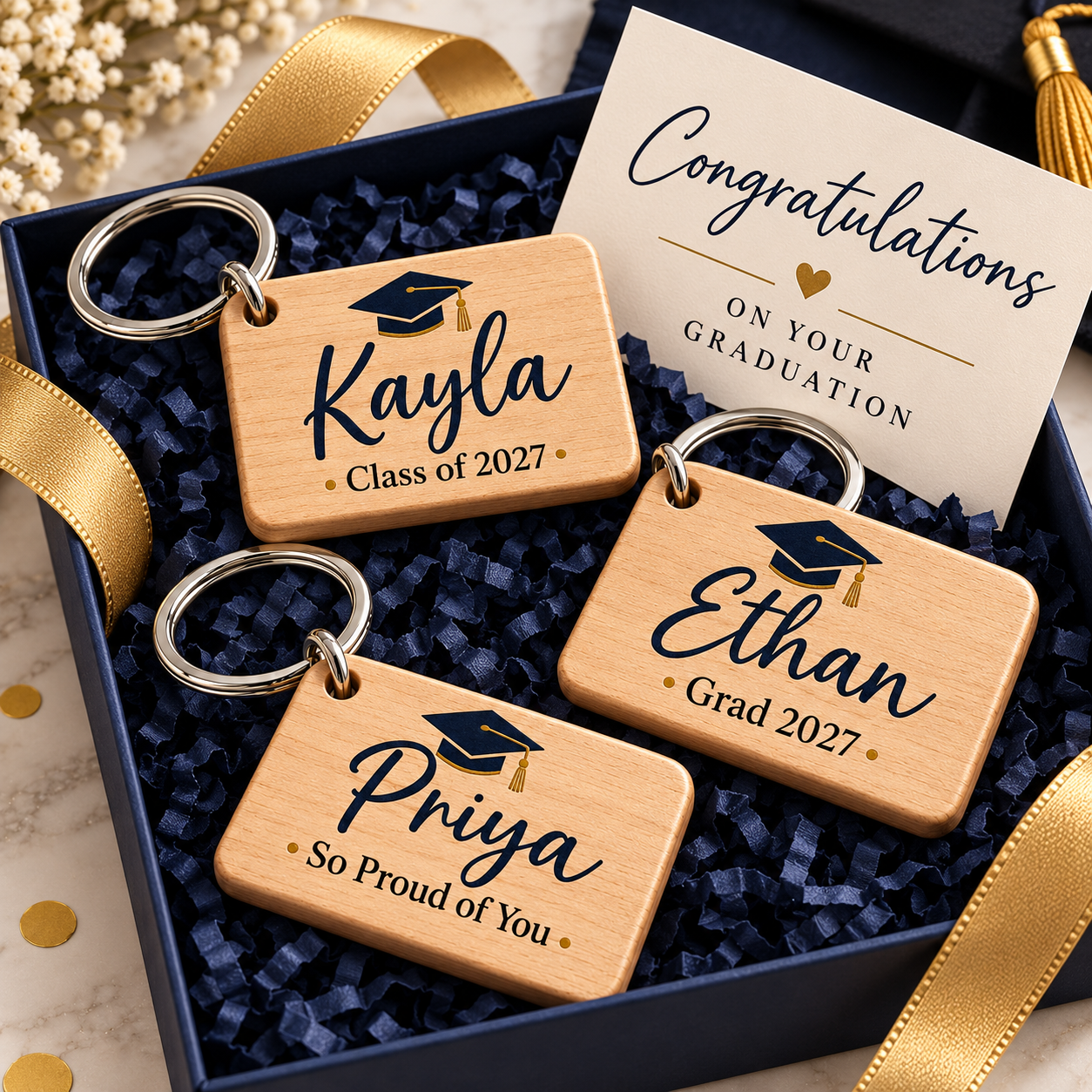 Personalized Graduation Keychain — Photo 2