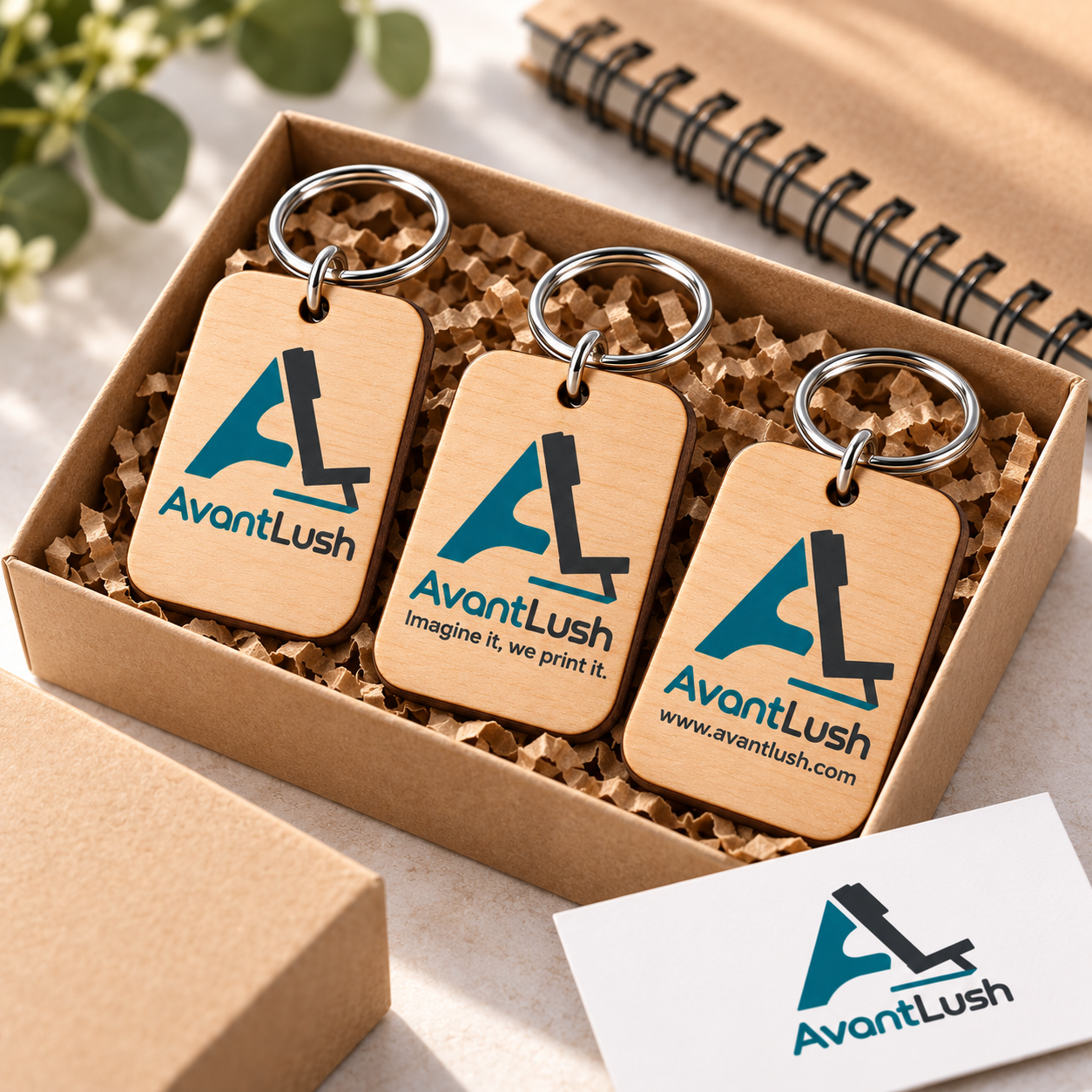 Custom Business Logo Keychain — Photo 2