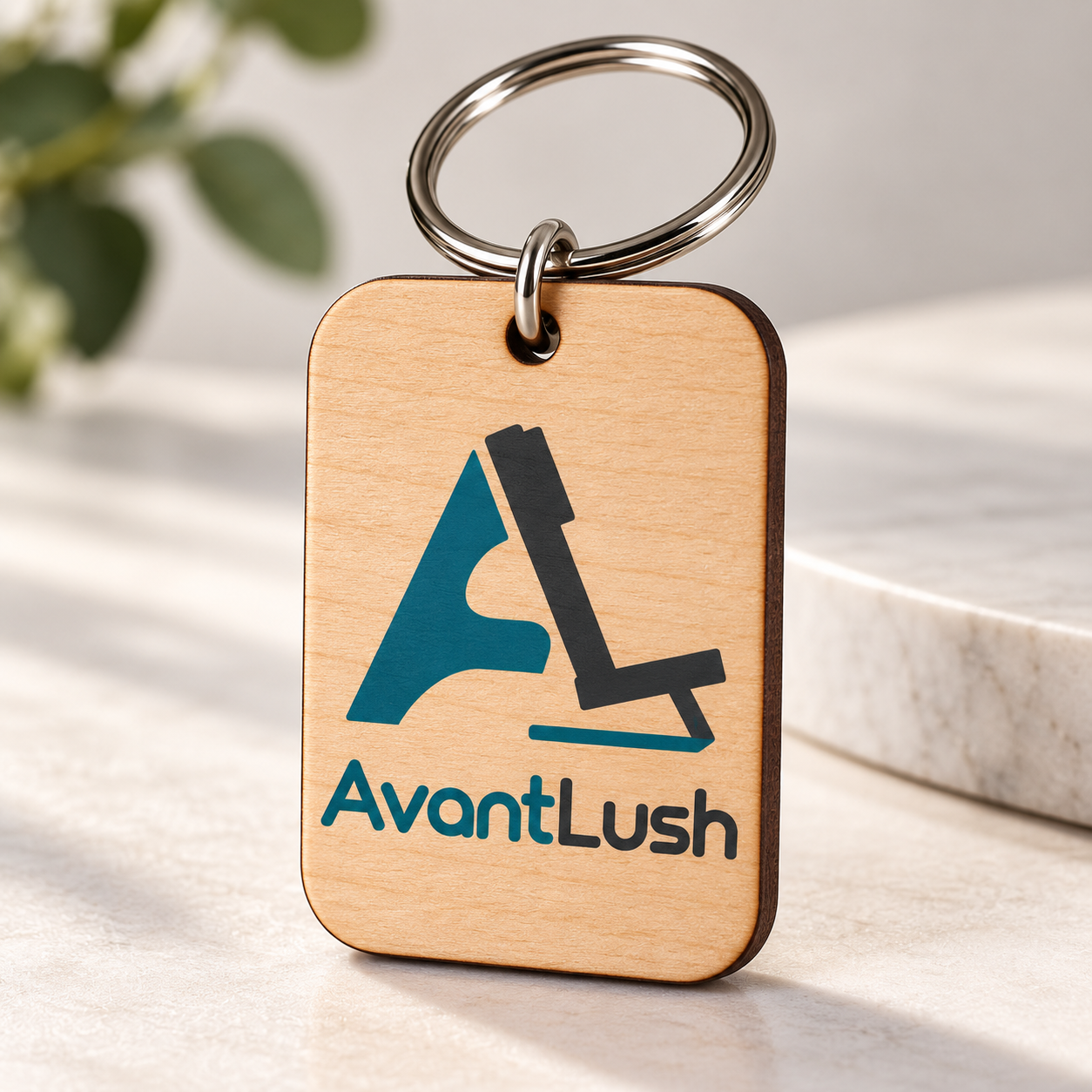 Custom Business Logo Keychain — Photo 1