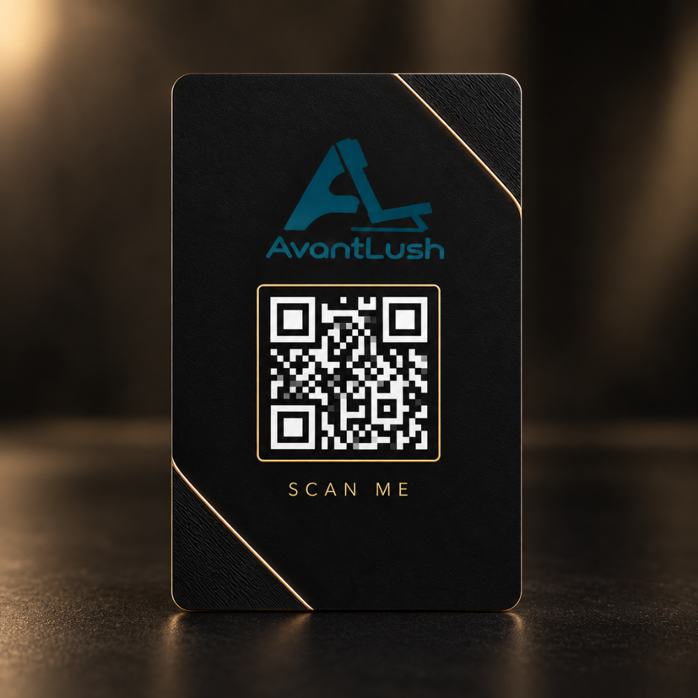 Premium Black PVC Business Cards — Photo 3