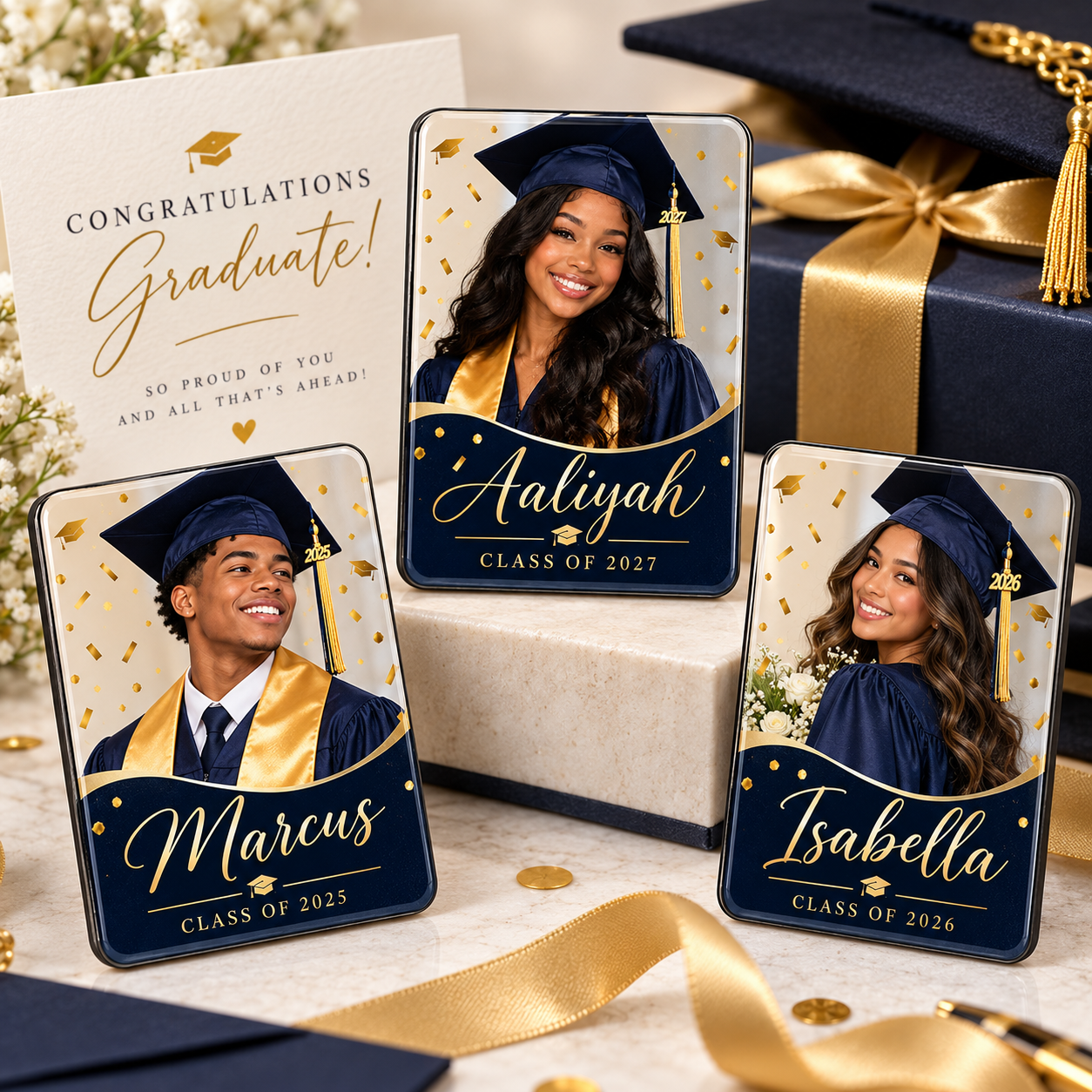 Personalized Graduation Photo Magnet — Photo 2