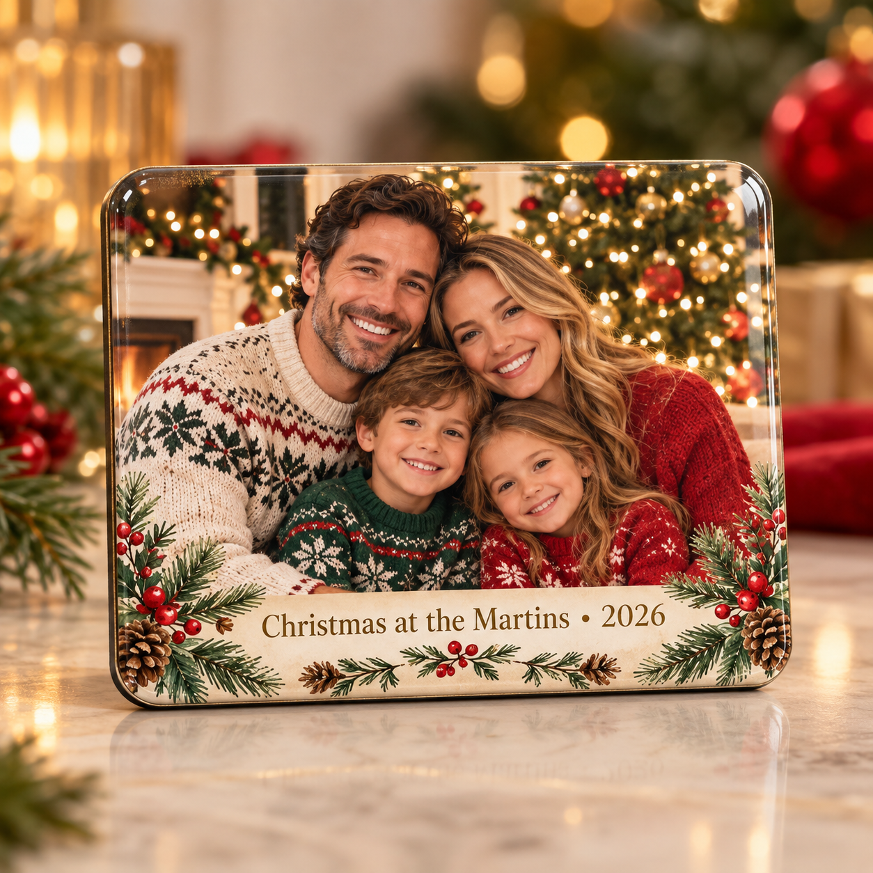 Personalized Christmas Photo Magnet — Photo 5