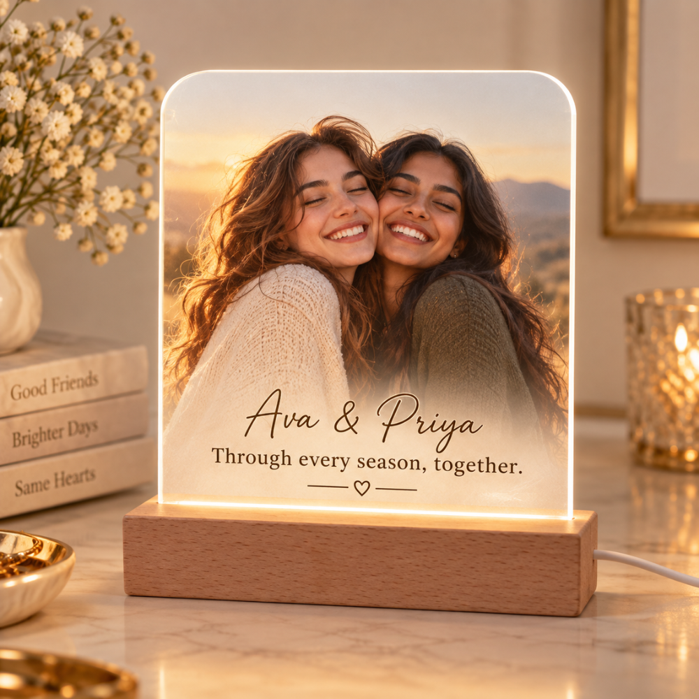 Personalized Friendship Message LED Lamp — Photo 6