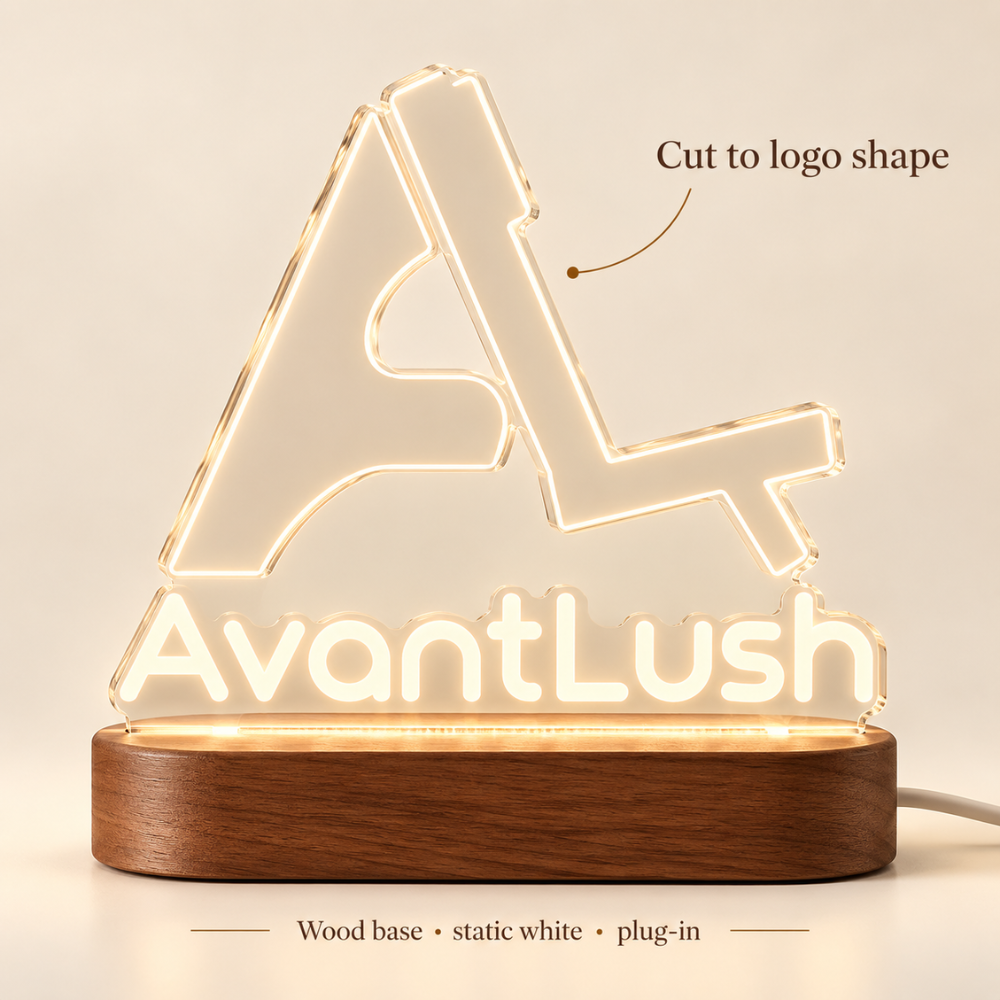 Custom Business Logo Acrylic LED Lamp — Photo 9