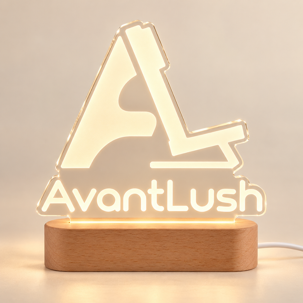 Custom Business Logo Acrylic LED Lamp — Photo 5