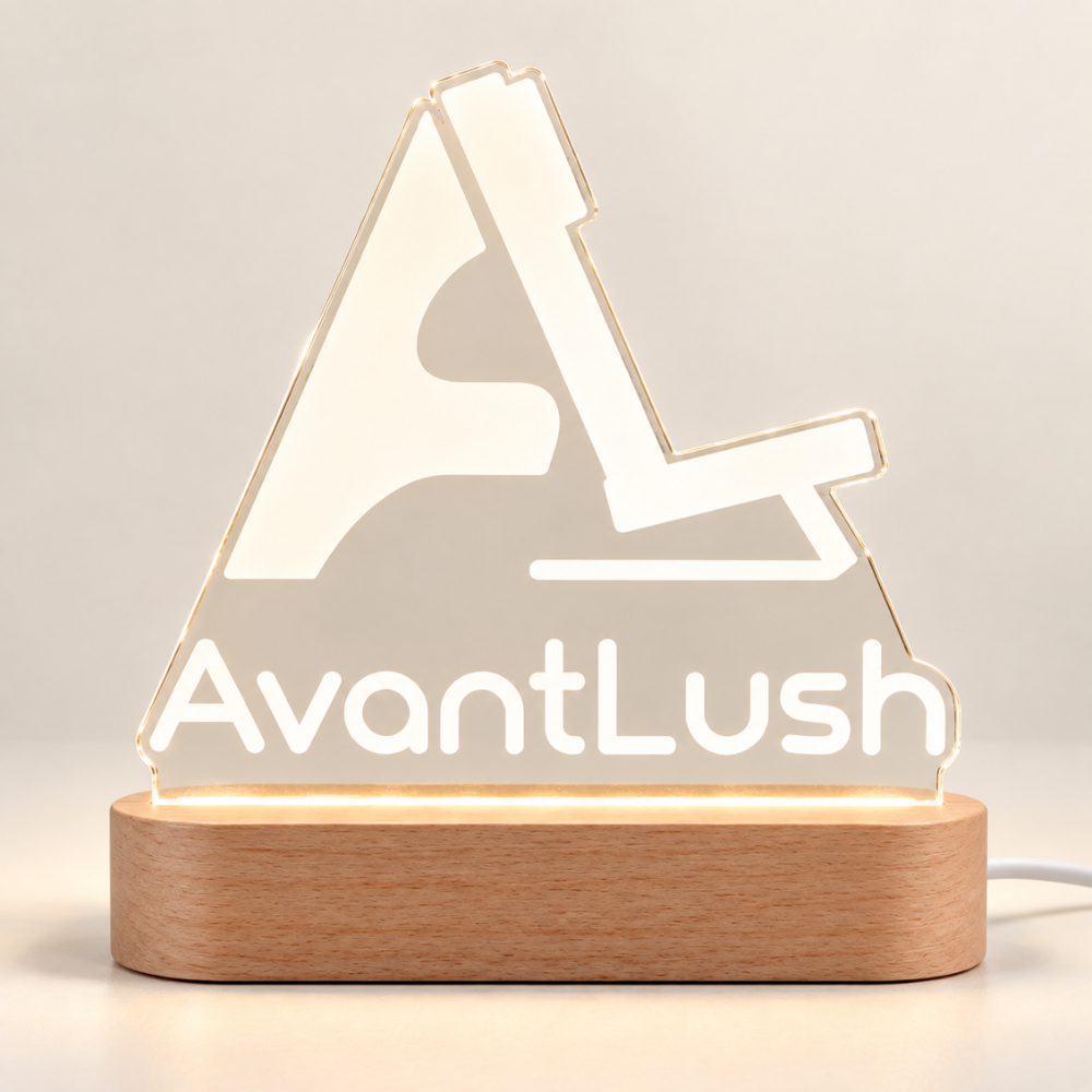 Custom Business Logo Acrylic LED Lamp — Photo 6