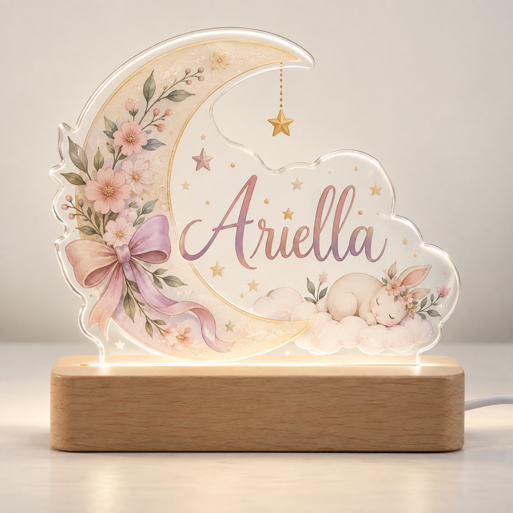 Name LED Night Light – Custom Acrylic Name Lamp — Photo 4