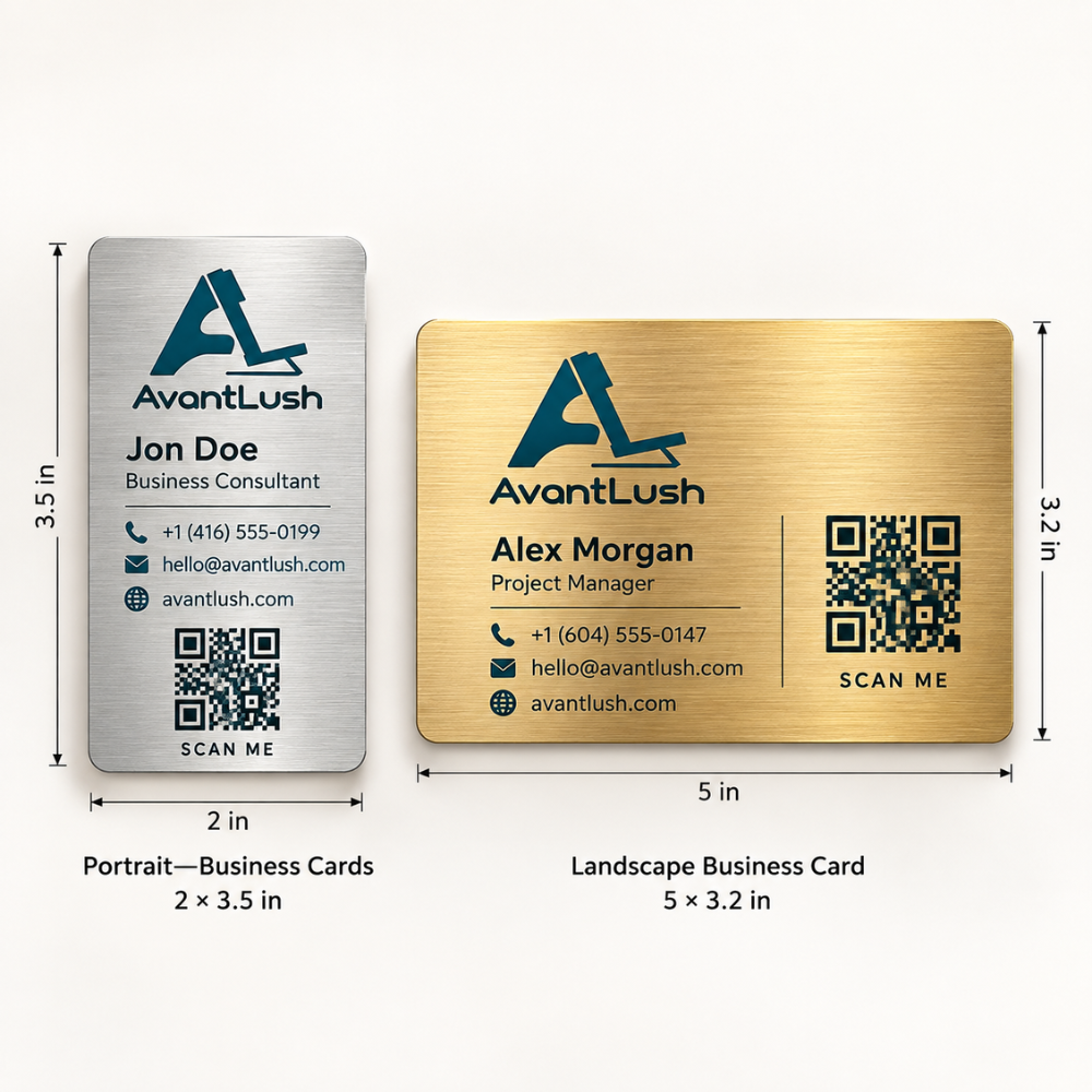 Silver Executive Premium Business Cards — Photo 2