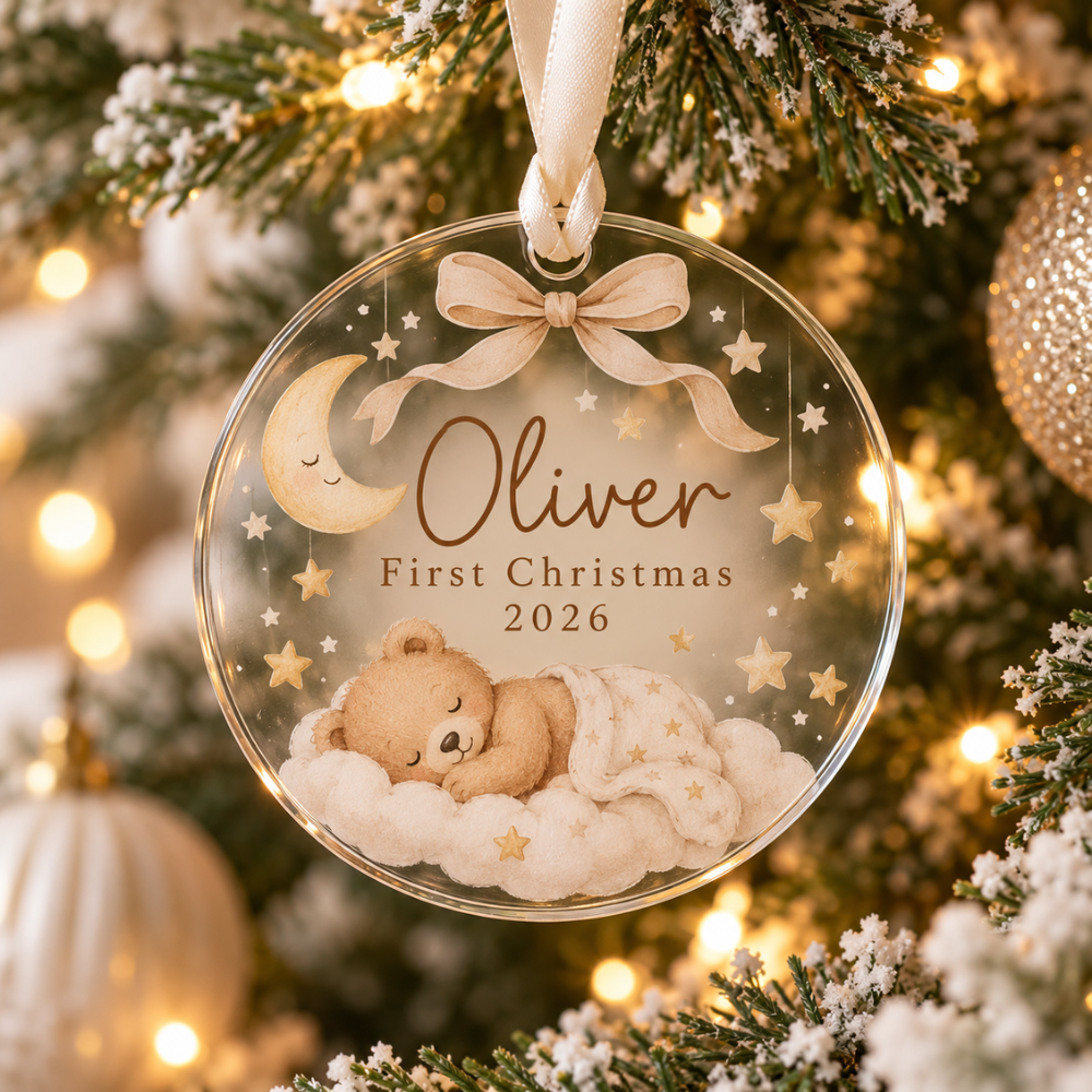 Personalized Baby's First Christmas Ornament — Photo 5