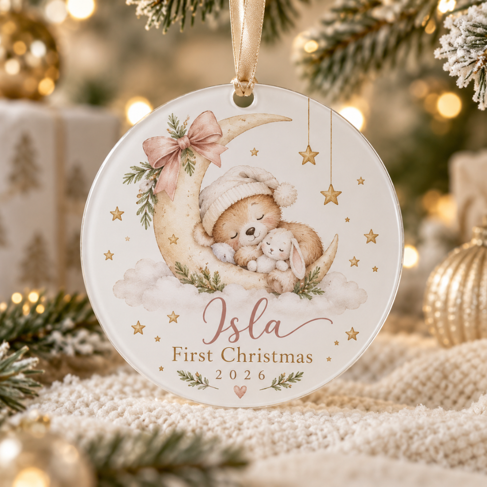 Personalized Baby's First Christmas Ornament — Photo 1