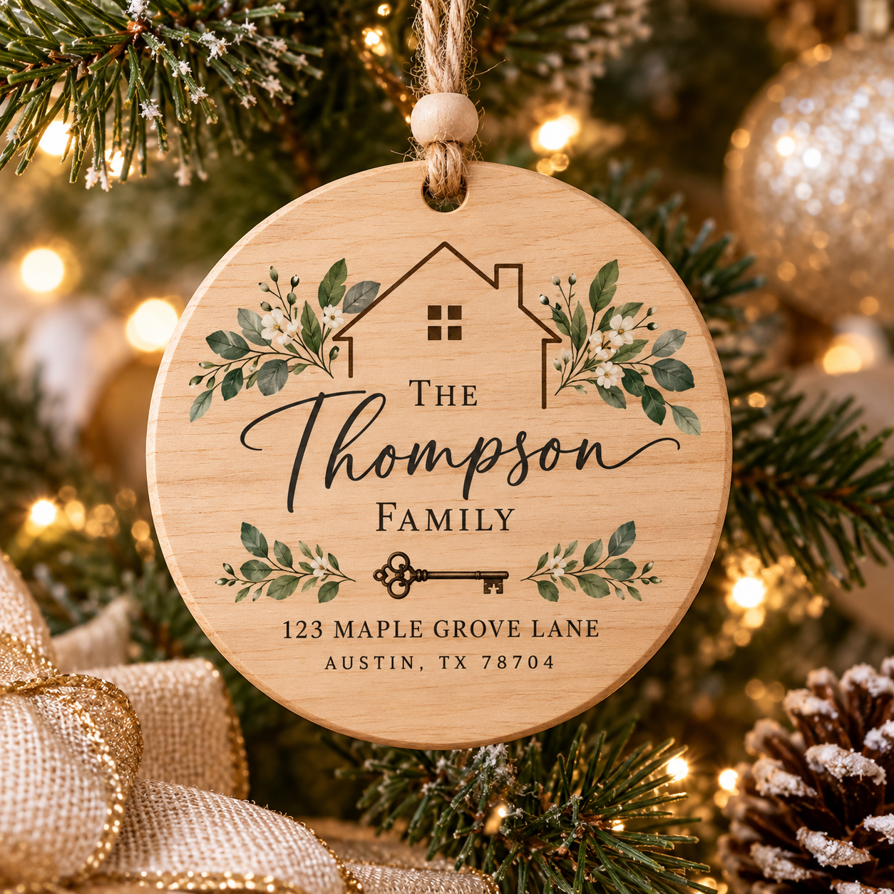 Personalized Realtor Closing Gift Ornament — Photo 3