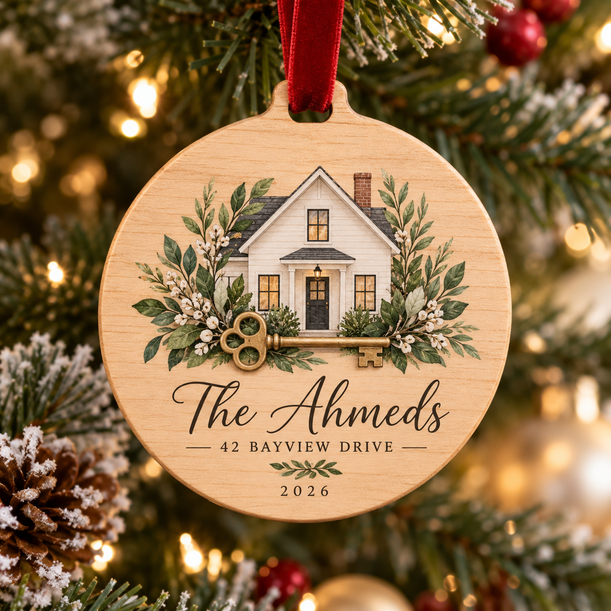 Personalized Realtor Closing Gift Ornament — Photo 4