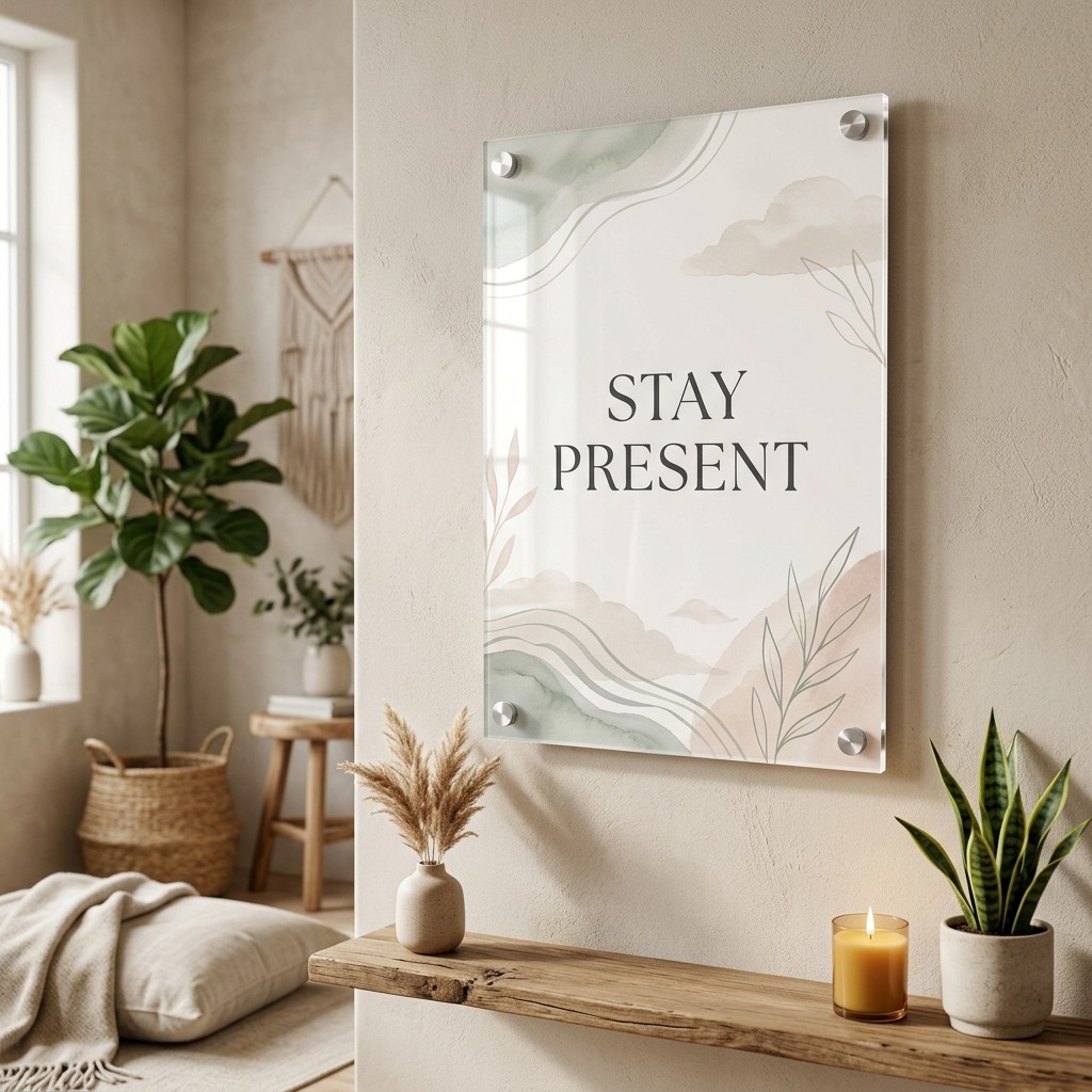 Calm & Mindfulness Wall Art — Photo 1