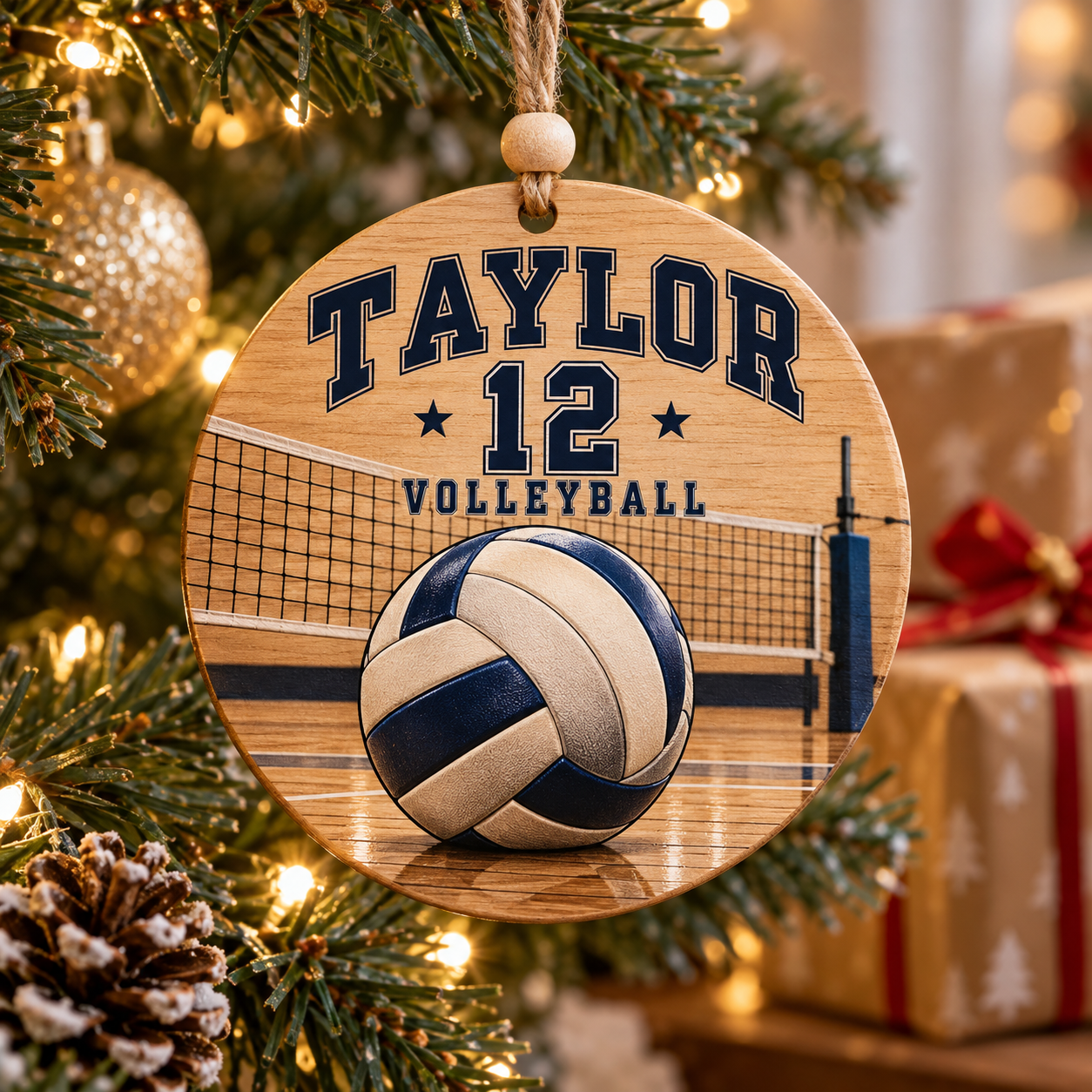 Personalized Volleyball Sports Team Ornament (copy) — Photo 3