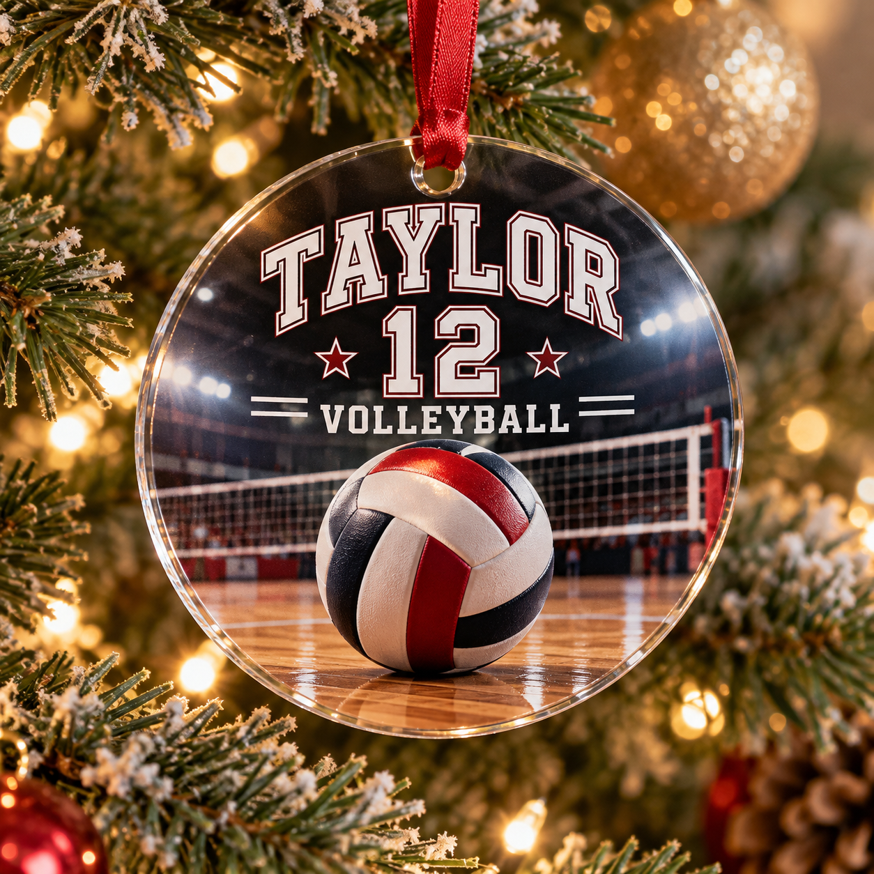 Personalized Volleyball Sports Team Ornament (copy)