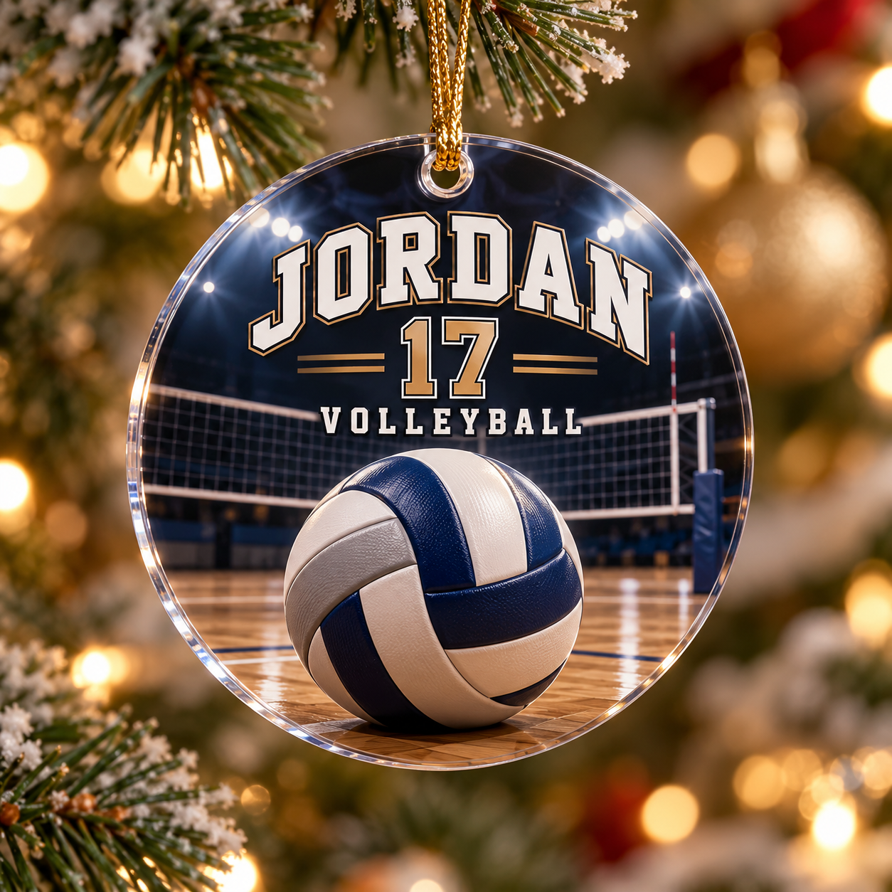 Personalized Volleyball Sports Team Ornament (copy) — Photo 4