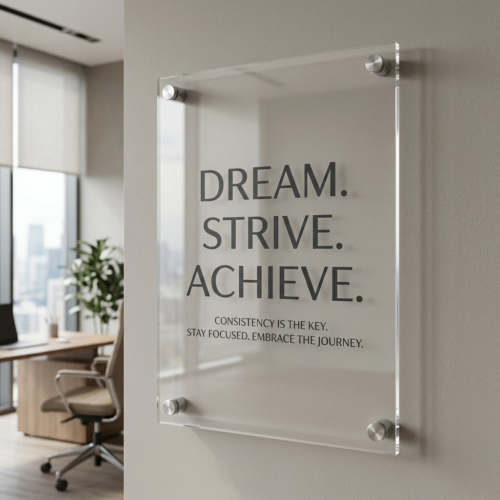 Entrepreneur Mindset Acrylic Wall Art — Photo 3