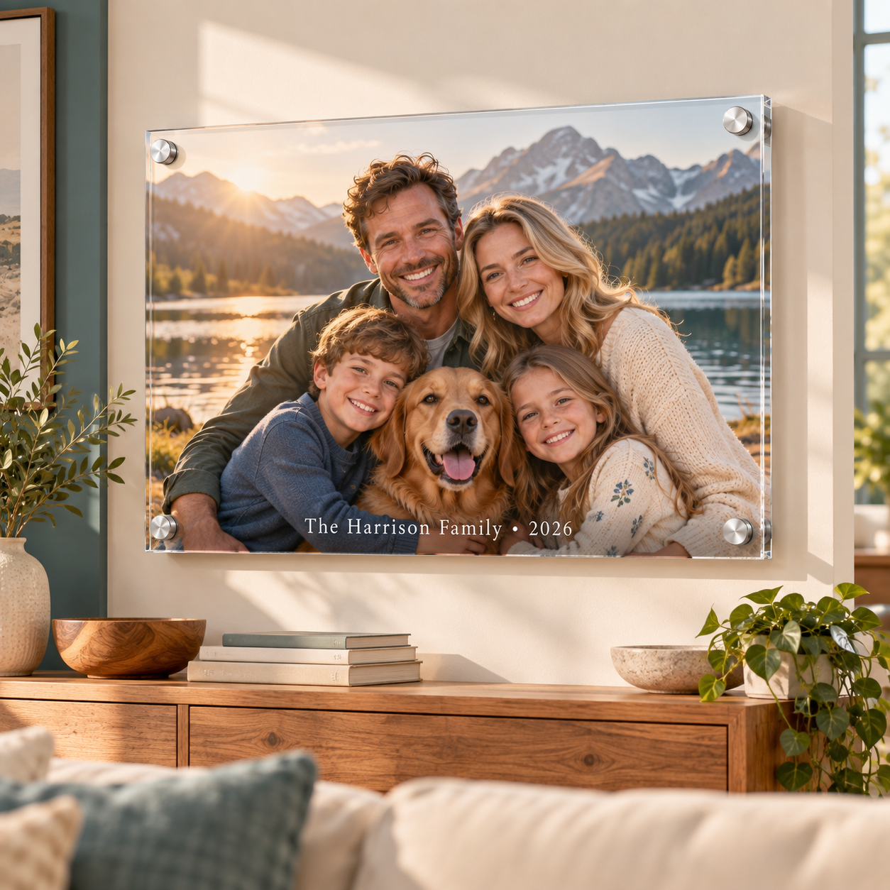 Personalized Family Acrylic Photo Print — Photo 2