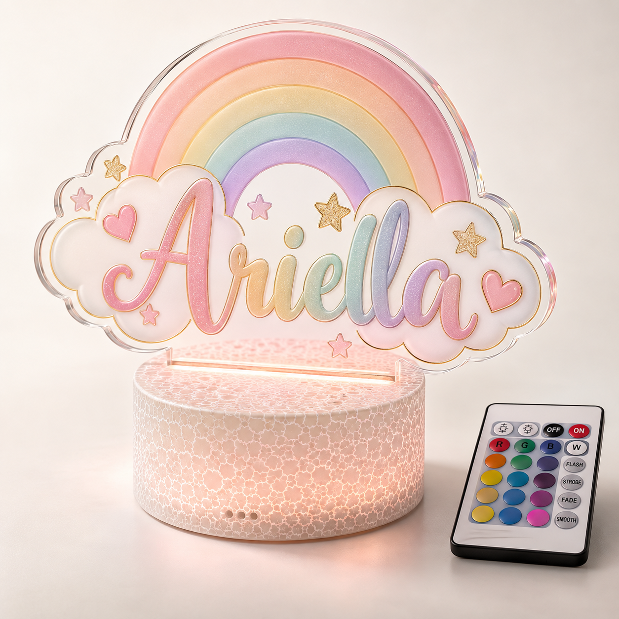 Personalized Baby Name LED Night Light — Photo 1