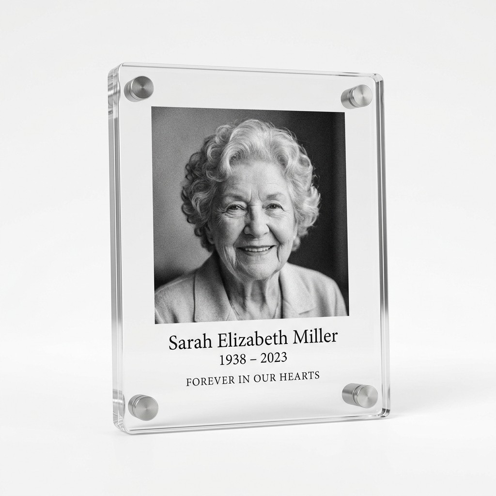 Memorial Acrylic Photo Frame — Photo 2